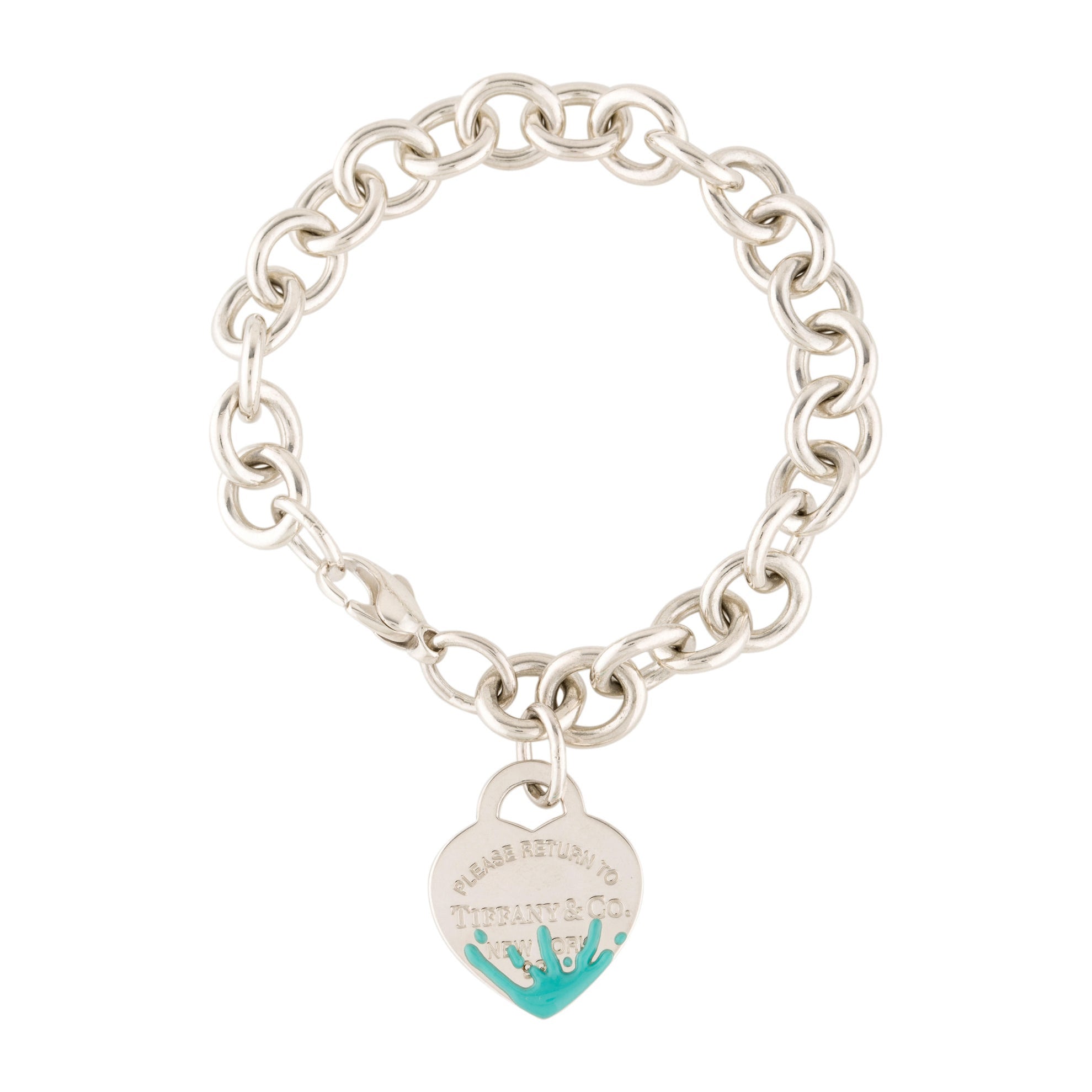 18K Tiffany Heart Tag Bracelet