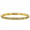 18K Collier De Chien Diamond Hermes Bracelet