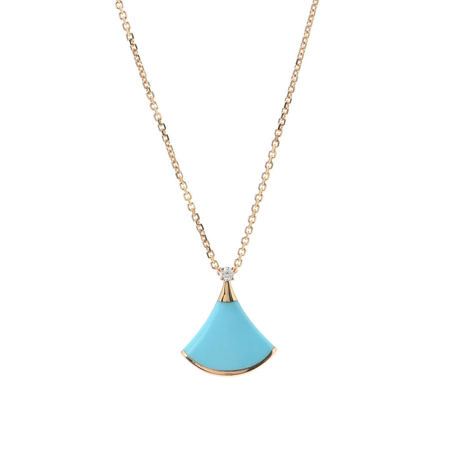 18K BVLGARI BVLGARI Dream Turquoise Pendant Necklace