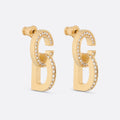 18K Dior Lock Earrings