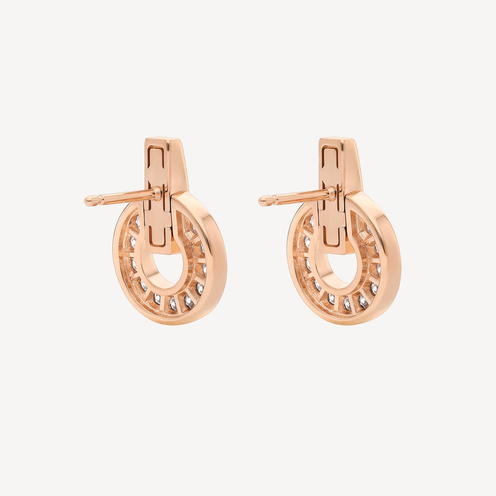 18K BVLGARI Rose Gold Earrings