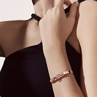 18K Collier De Chien Diamond Hermes Bracelet