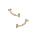 18K Tiffany Smile Diamonds Earrings