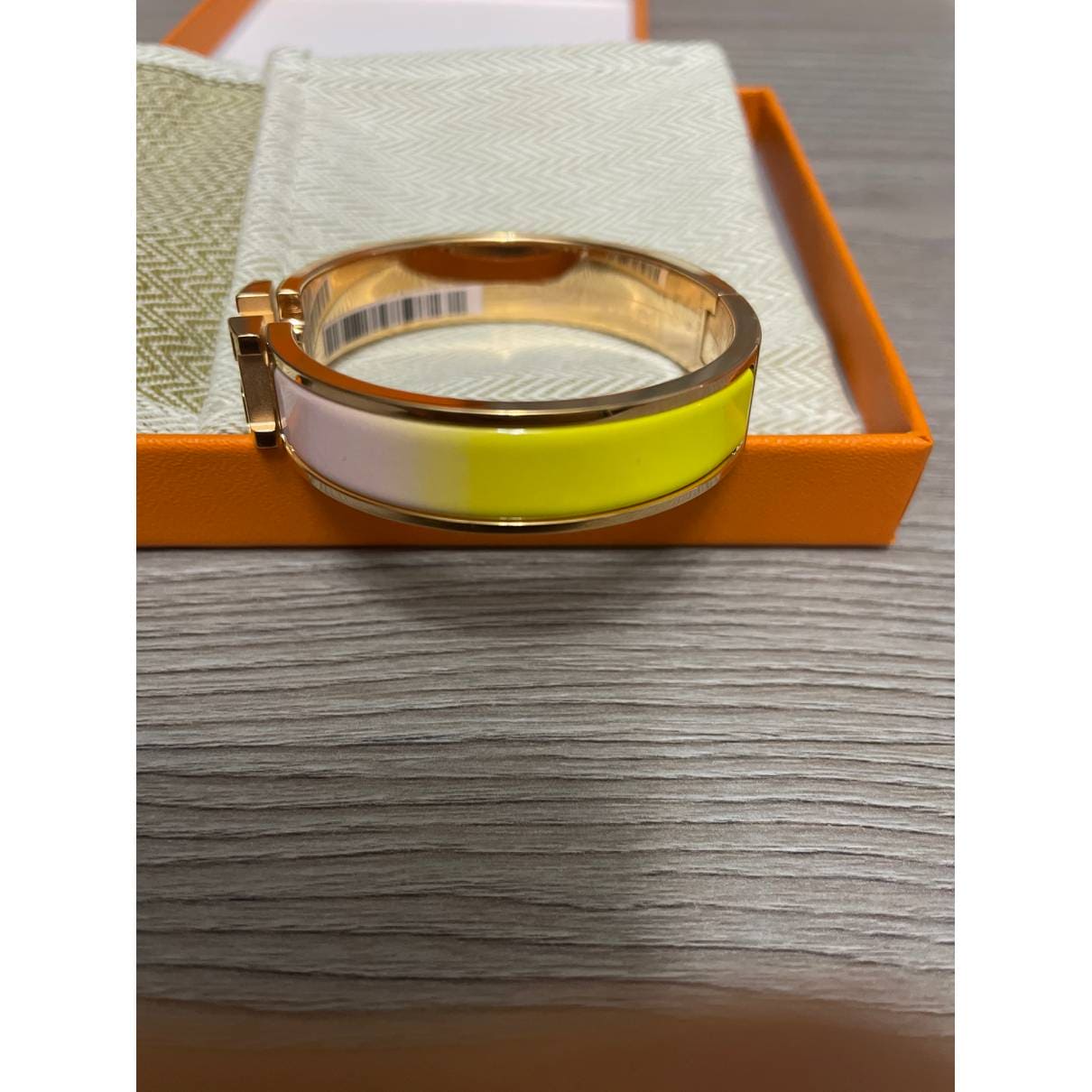 18K Clic Hermes Multicolour Bracelet
