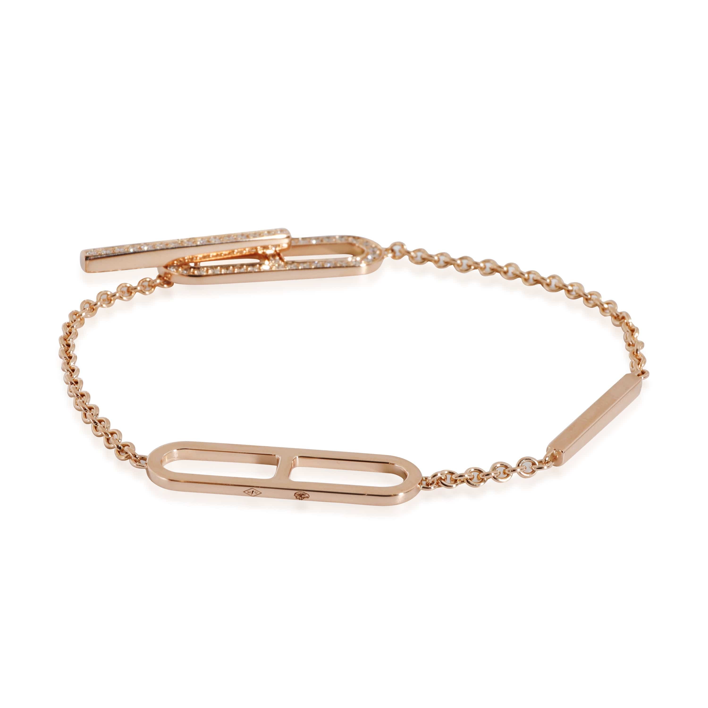 18K Ever Chaine D'ancre Hermes Bracelet