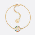 18K Petit Dior Multicolor Crystals Bracelet