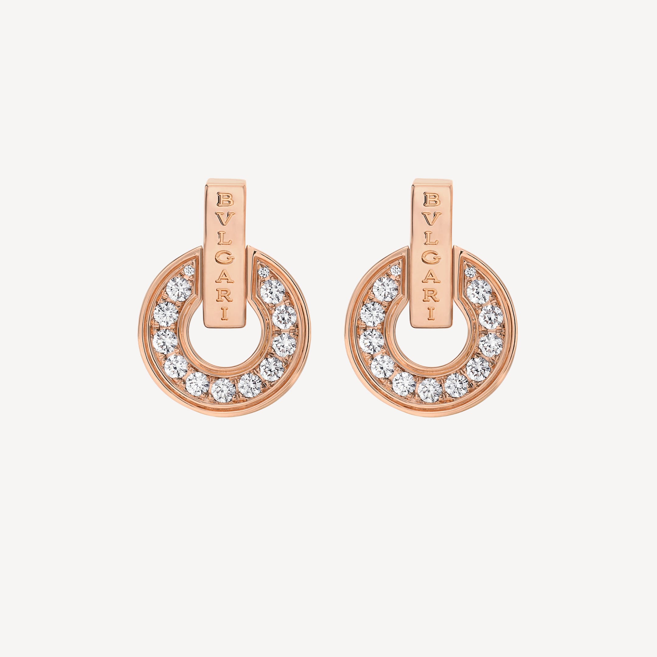 18K BVLGARI Rose Gold Earrings