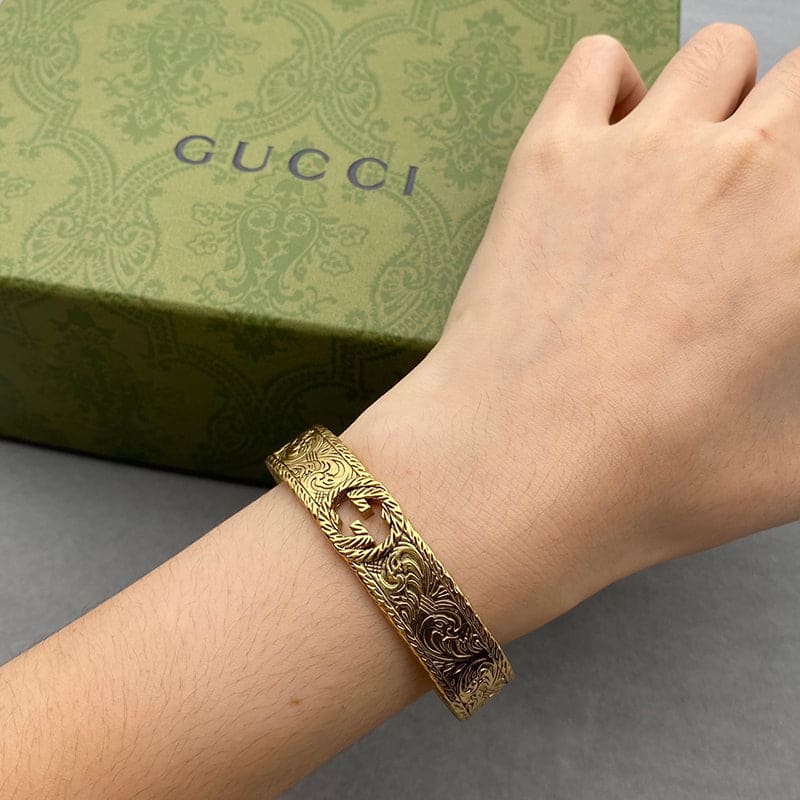 18K GucciOpen Bangle Bracelet