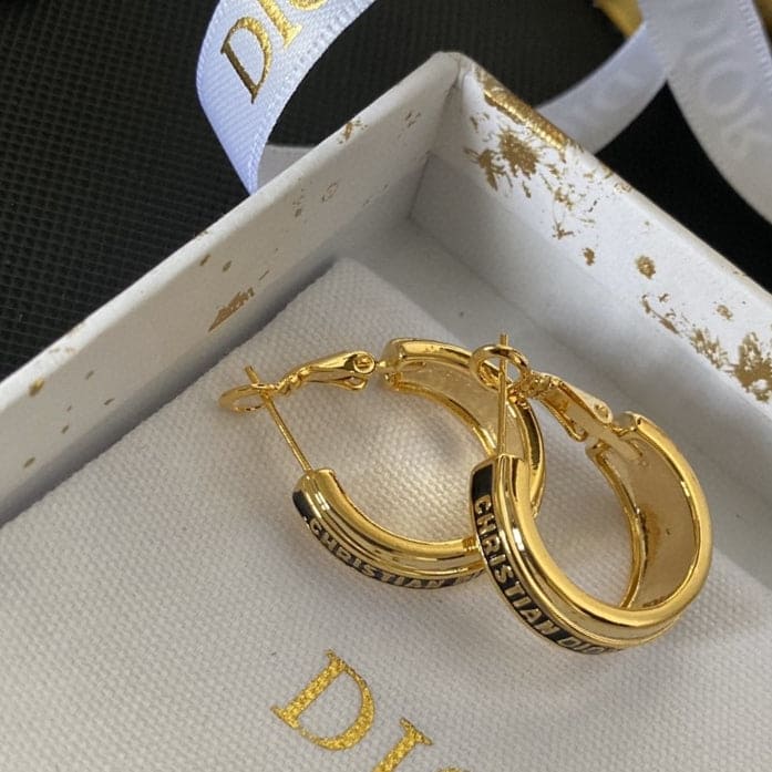 18K Dior Code Earrings