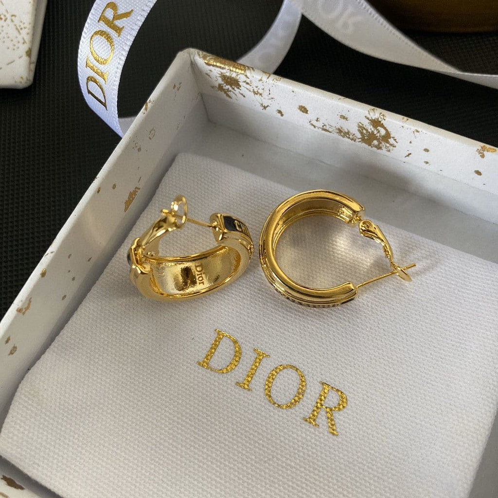 18K Dior Code Earrings