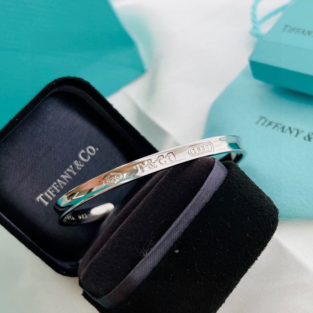 18K Tiffany 1837 Cuff Bracelet