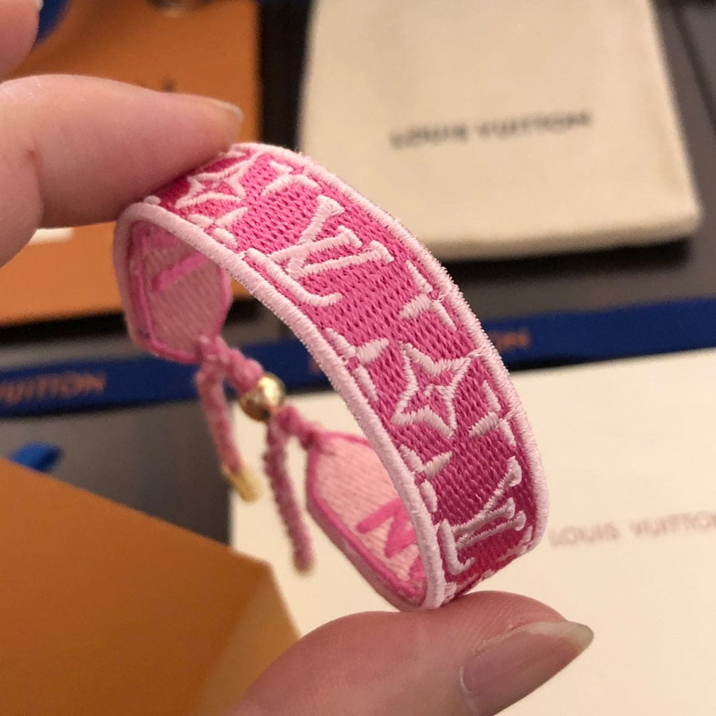 18K Louis Vuitton Buddy Pink Bracelet