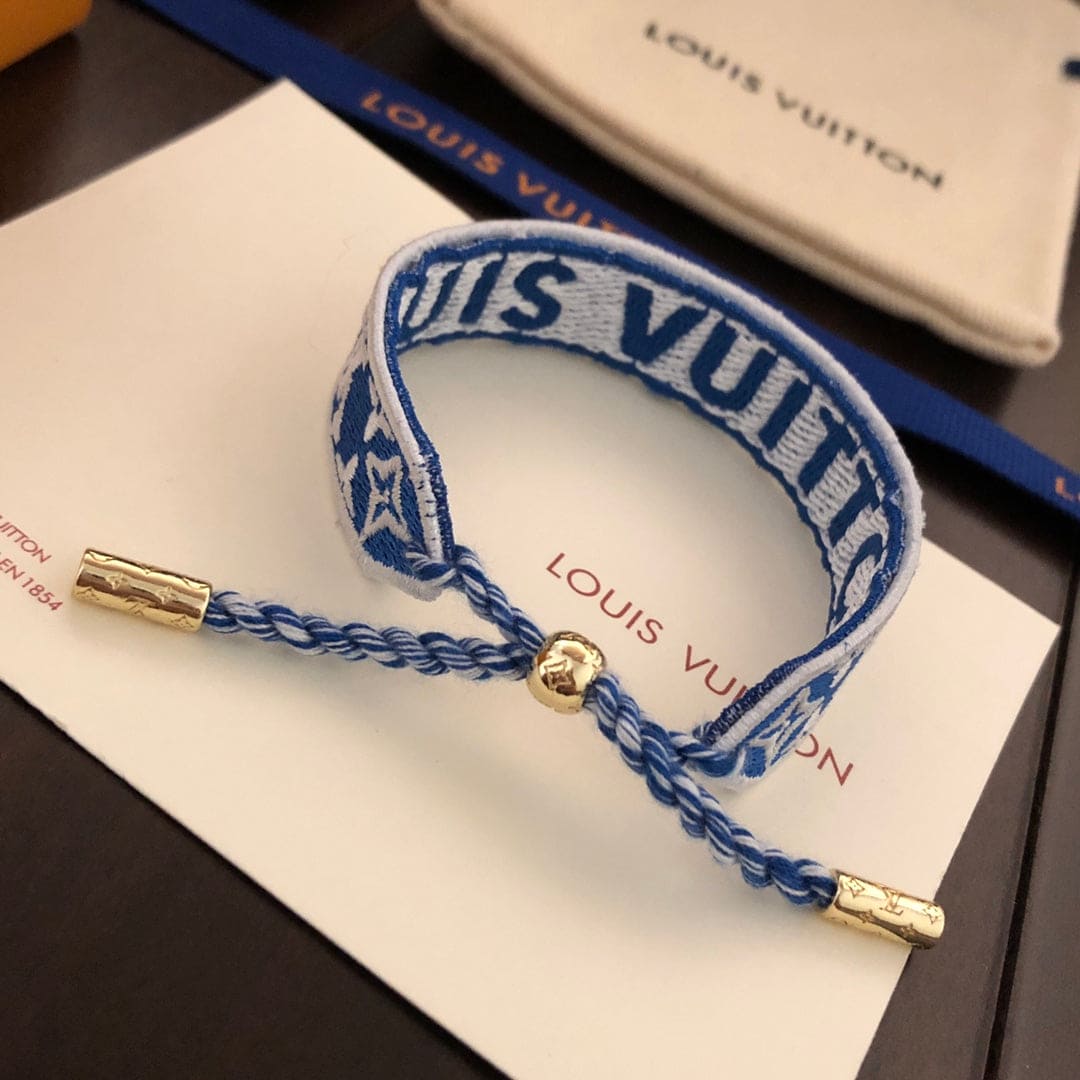 18K Louis Vuitton Buddy Red & Black Bracelet
