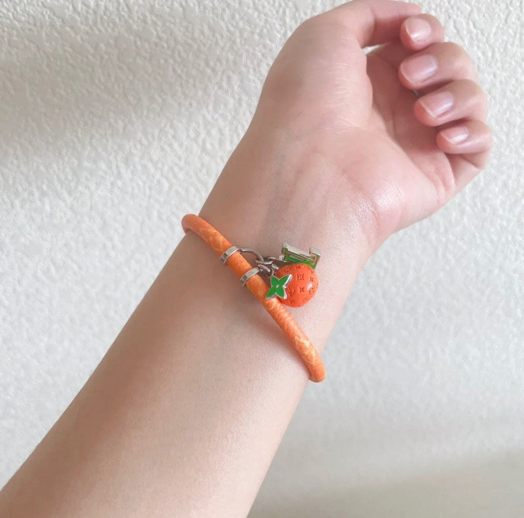 18K Louis Vuitton Hang It Fruits Orange Bracelet