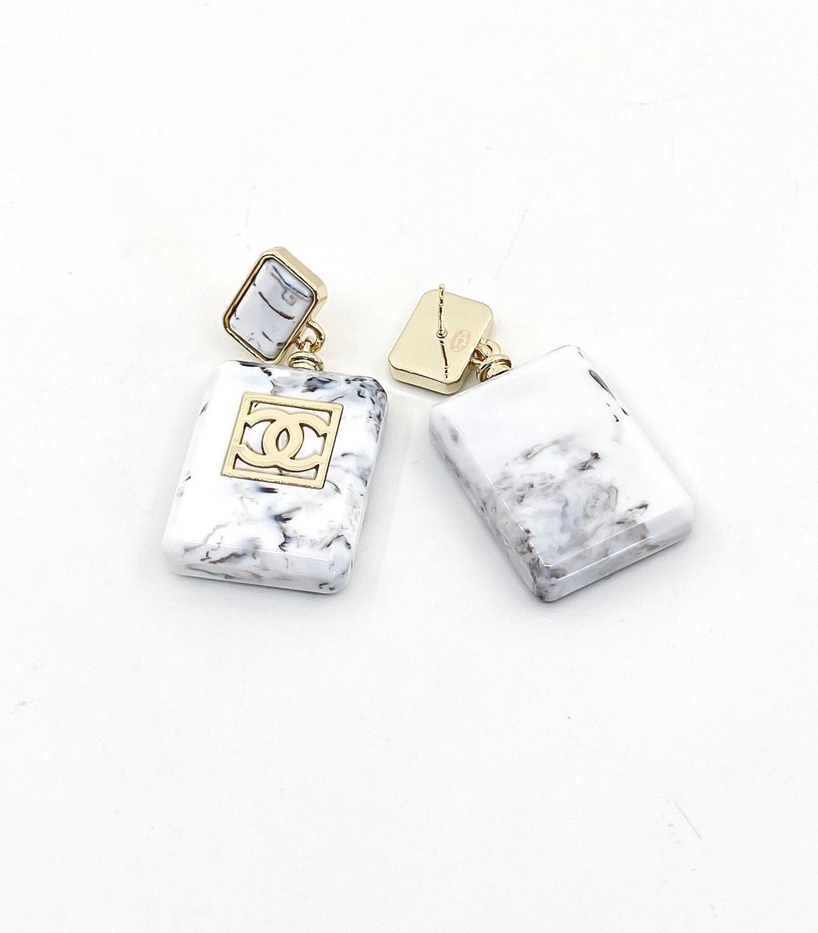 18K  Chanel Eternal No¡ã5 Earrings