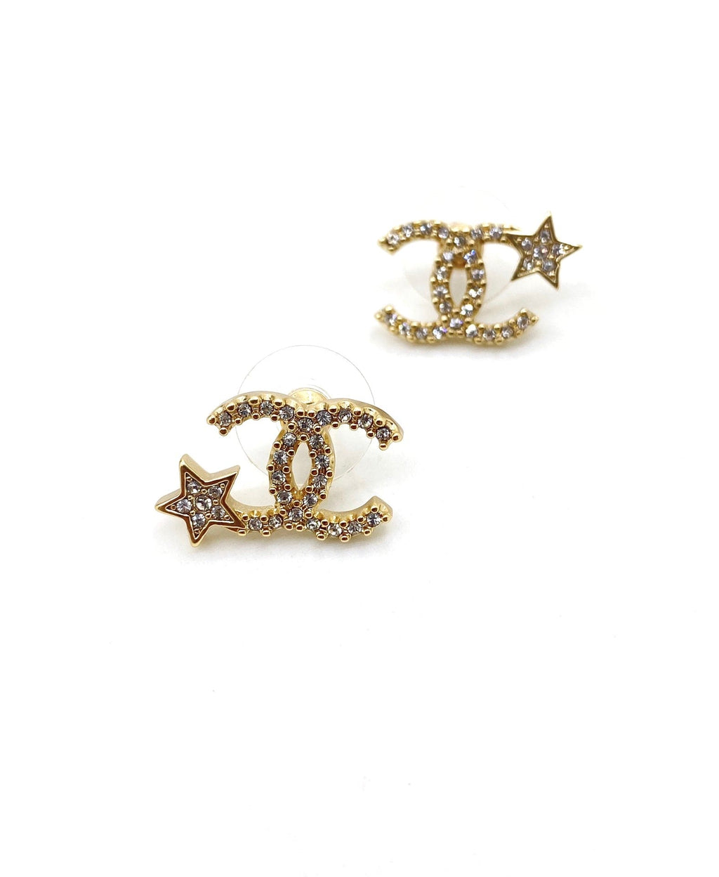 18K  Chanel Star Earrings