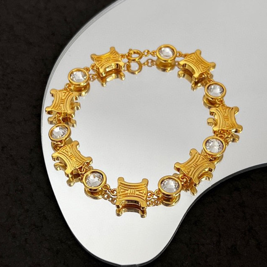 18K Celine Crystals Bracelet