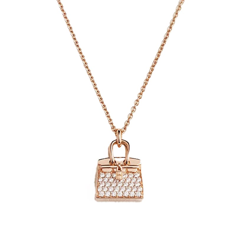 18K Amulettes Birkin Pendant Hermes Necklace