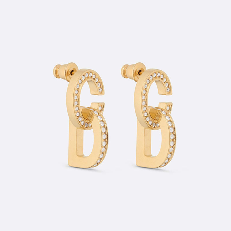 18K Dior Lock Earrings