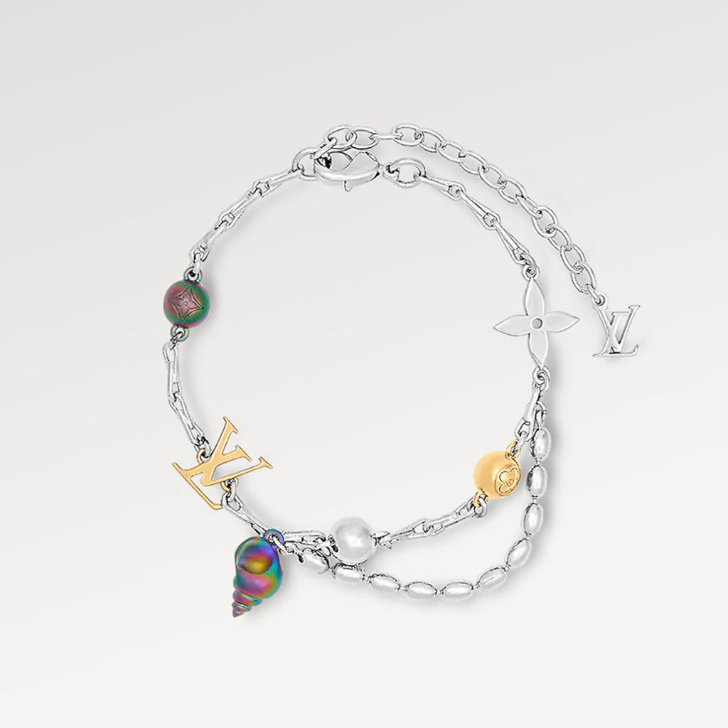 18K Louis Vuitton Shell Bracelet