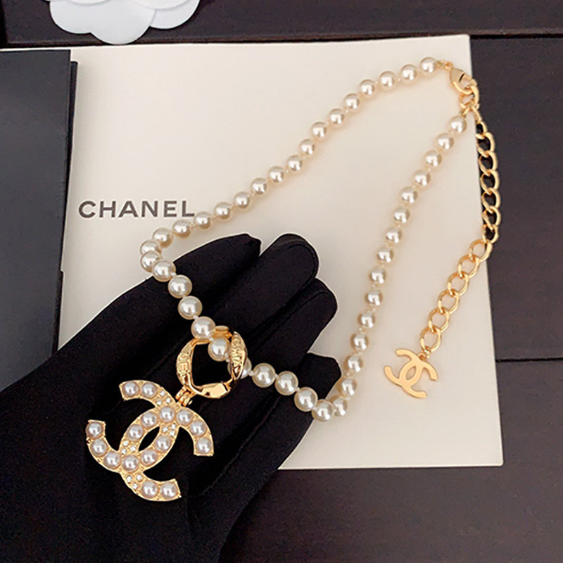 18K  Chanel Classic Pearl Necklace