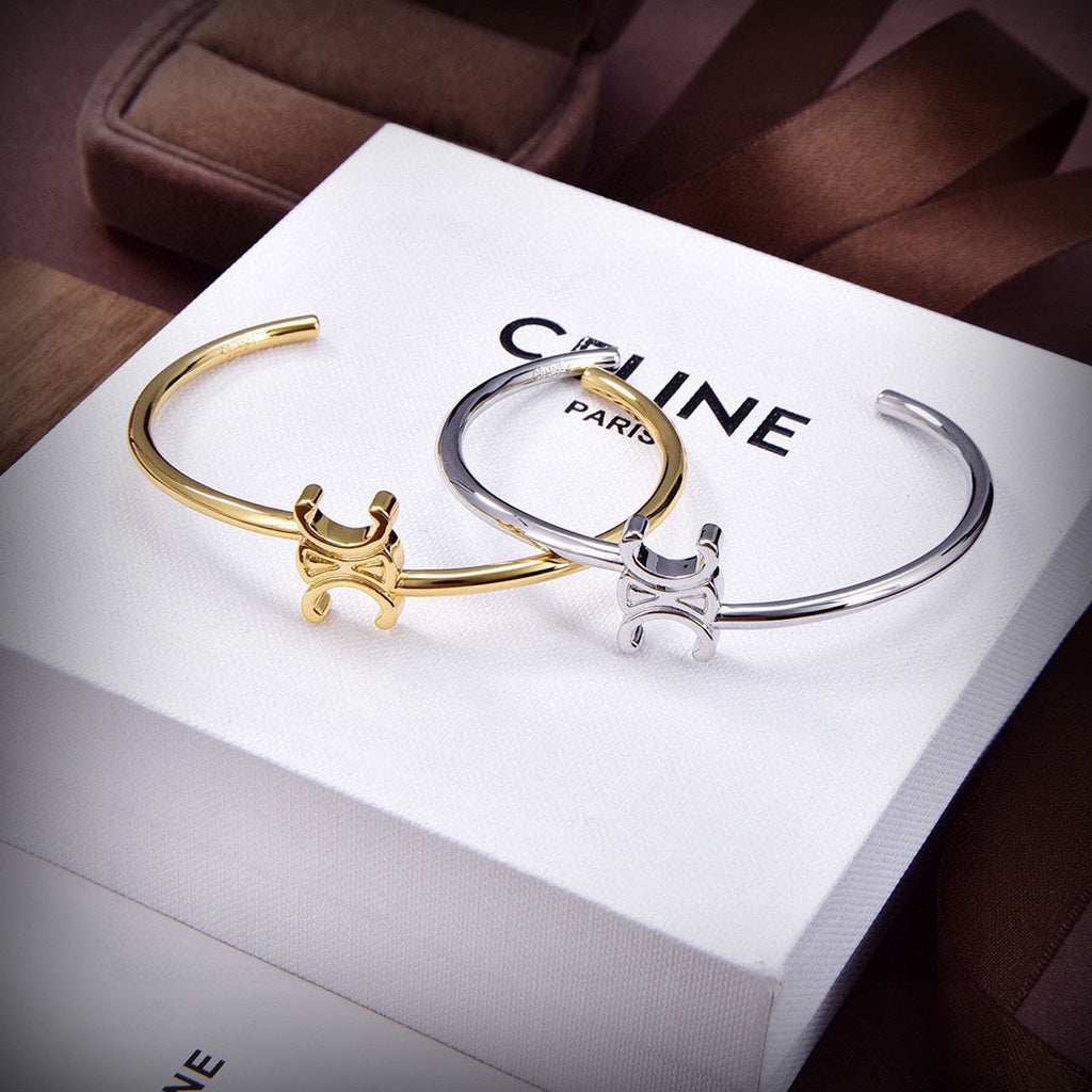 18K Celine Asymmetric Bracelet