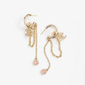 18K  Chanel Tassel Crystals Earrings