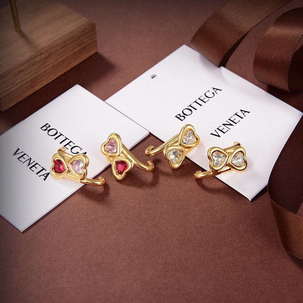 18K BVLGARI Crystals Earrings
