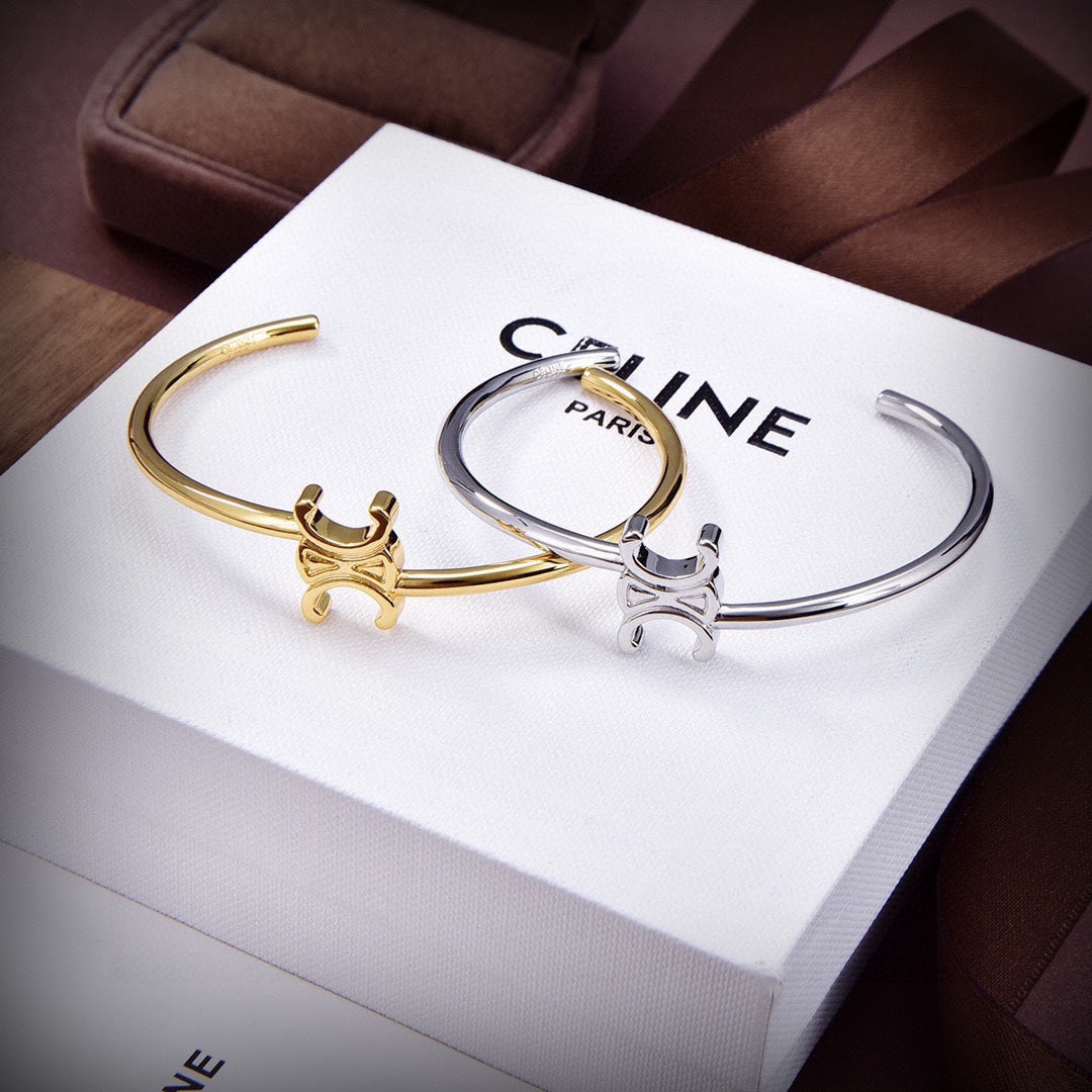18K Celine Asymmetric Bracelet