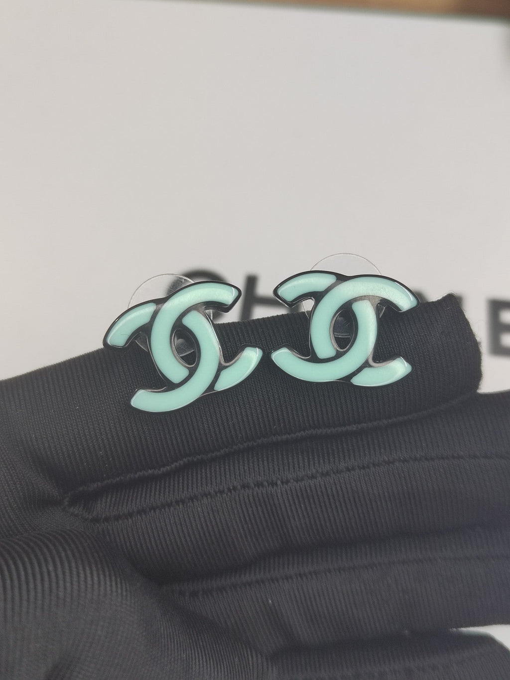 18K Classic Blue  Chanel Earrings