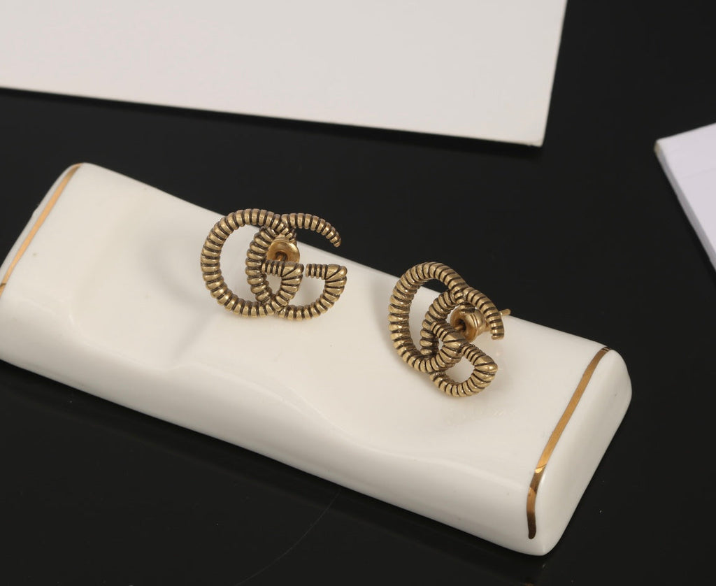 18K Double Gucci Earrings