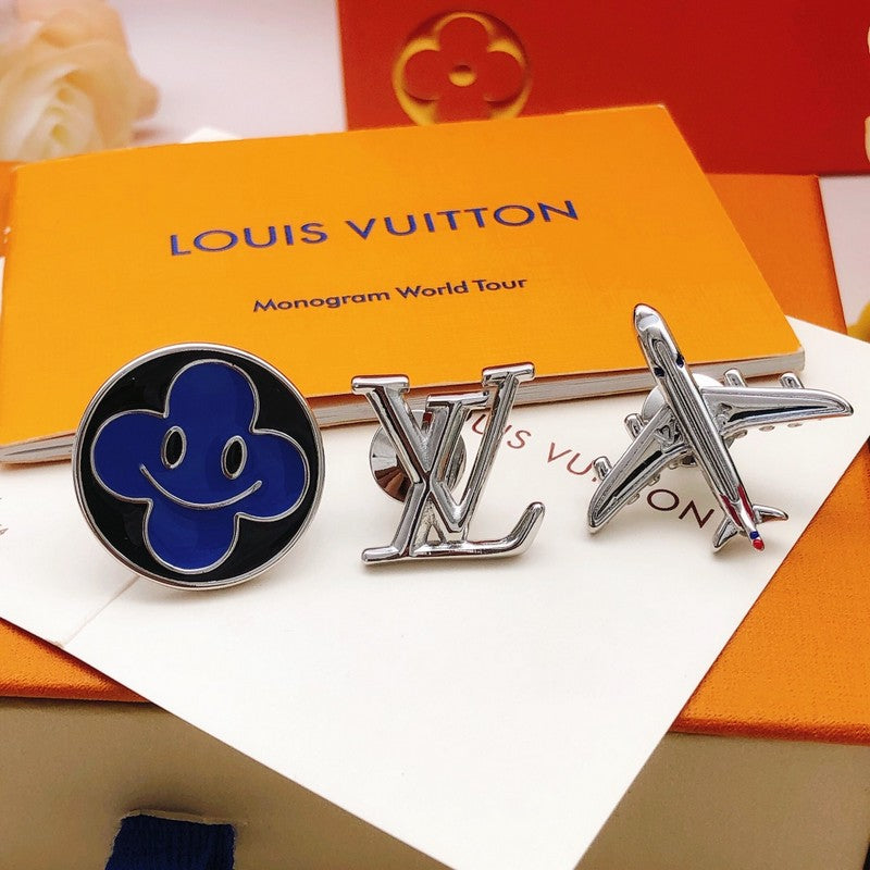 18K Louis Vuitton Plane Brooch