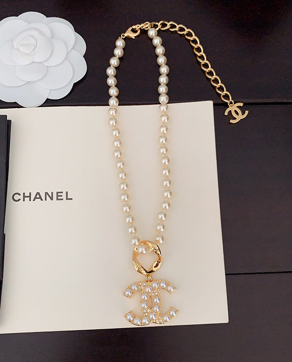 18K  Chanel Classic Pearl Necklace
