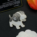 18K  Chanel Dog Brooch