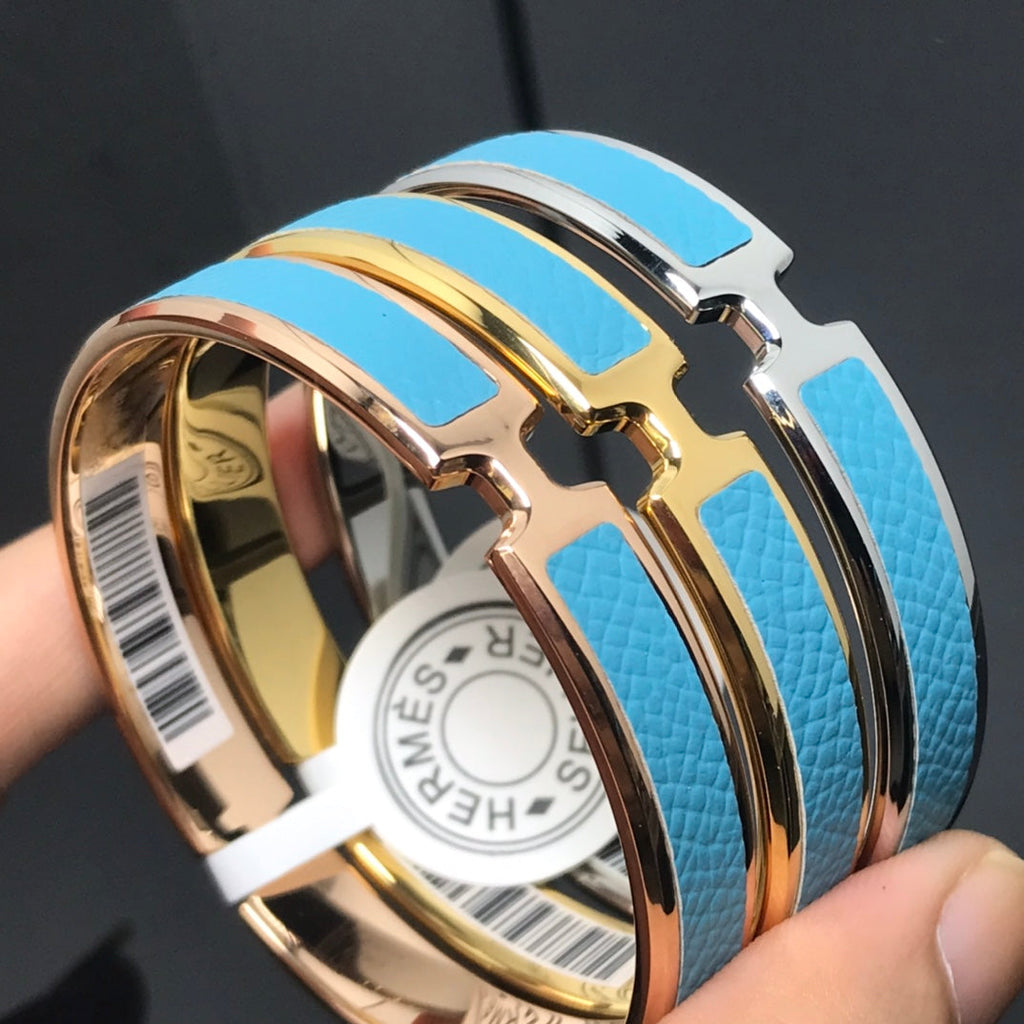18K Olympe Blue Hermes Bracelet