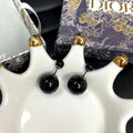 18K Dior Black Tribales Earrings
