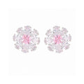 18K BVLGARI Pink Crystals Earrings