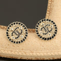 18K  Chanel Strass Earrings
