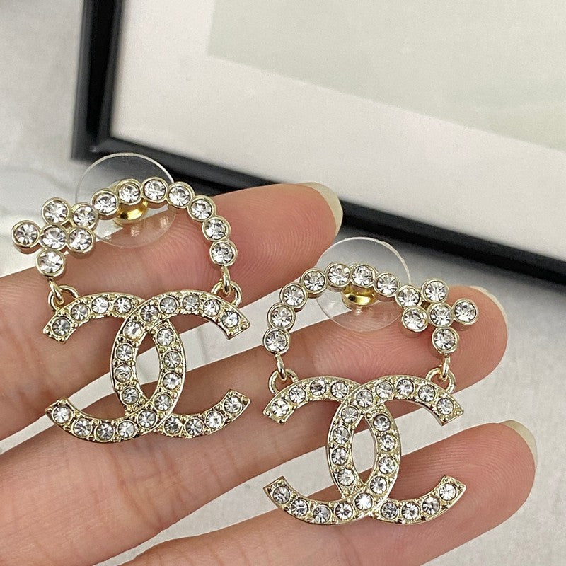 18K  Chanel Diamond Earrings