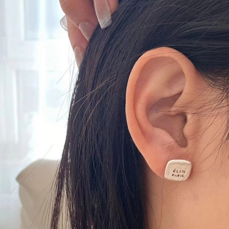 18K Celine White Gold Earrings