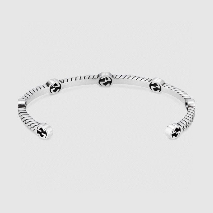 Double Gucci Thin Interlocking Gucci Bracelet