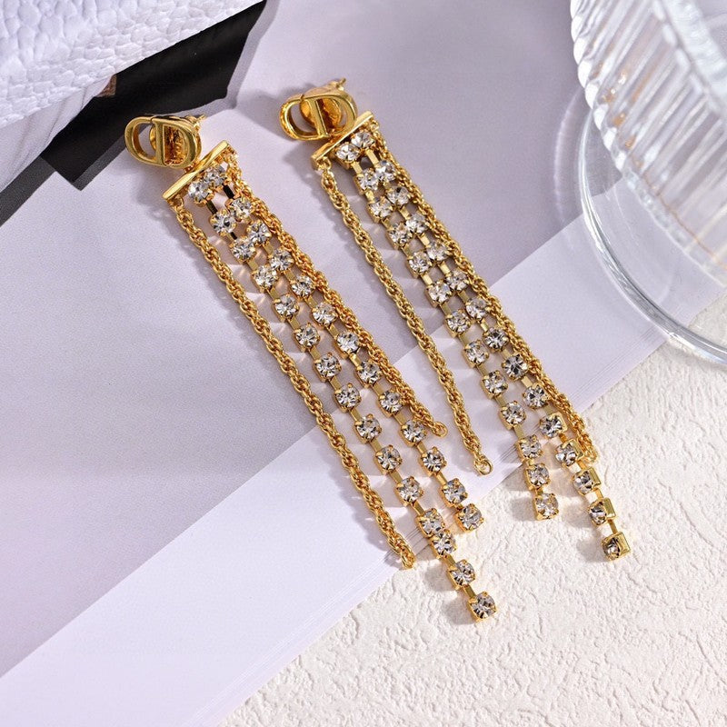 18K Dior Sparkle Earrings