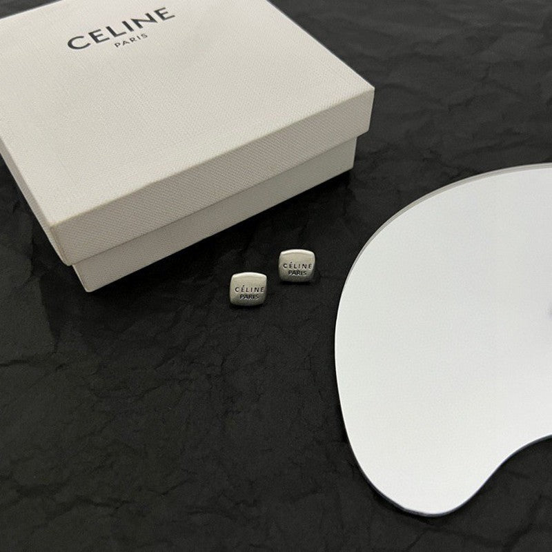 18K Celine White Gold Earrings
