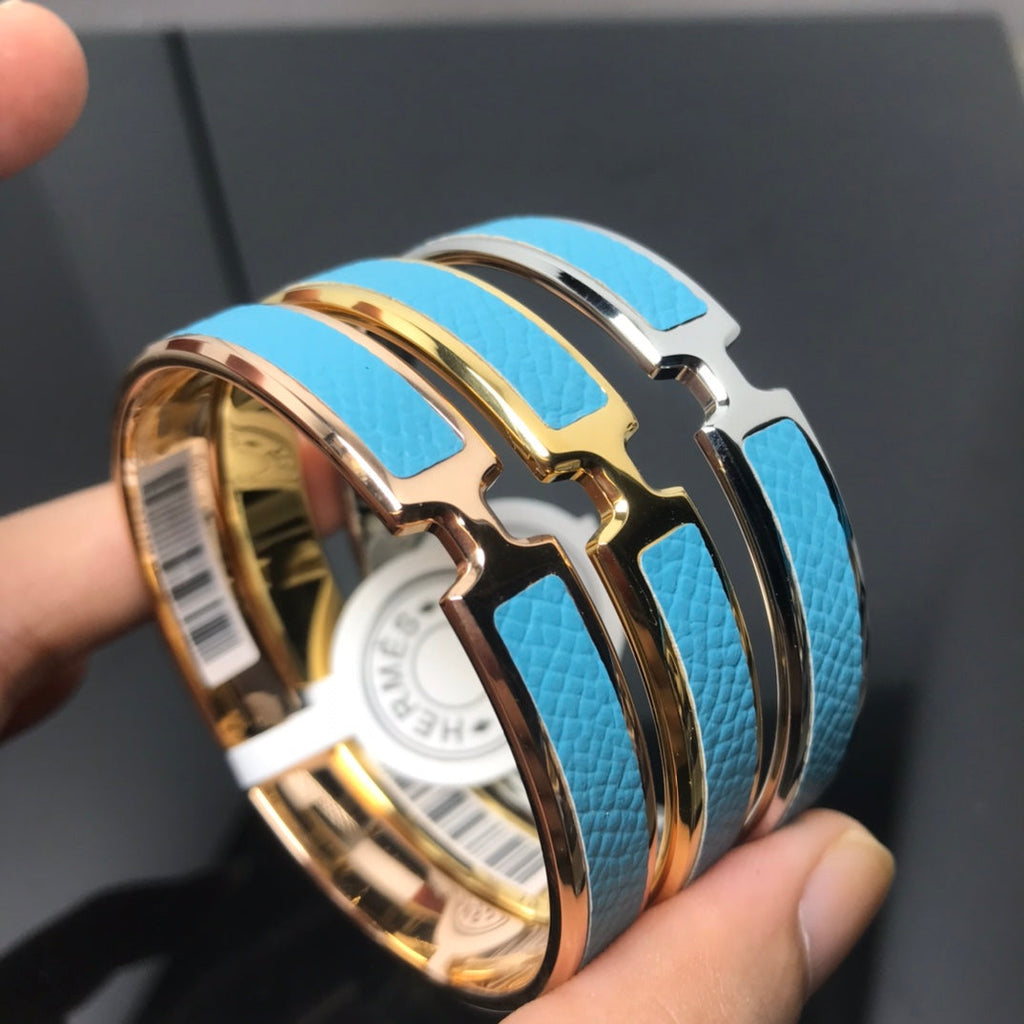 18K Olympe Blue Hermes Bracelet