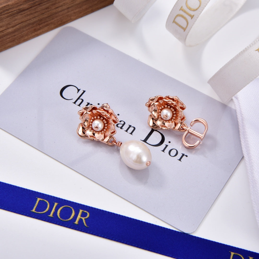 18K Dior D-Millefiori Earrings