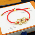 18K Louis Vuitton My Love Red Bracelet