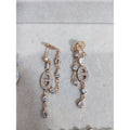 18K Hermes Chaine D'ancre Chaos Diamond Earrings