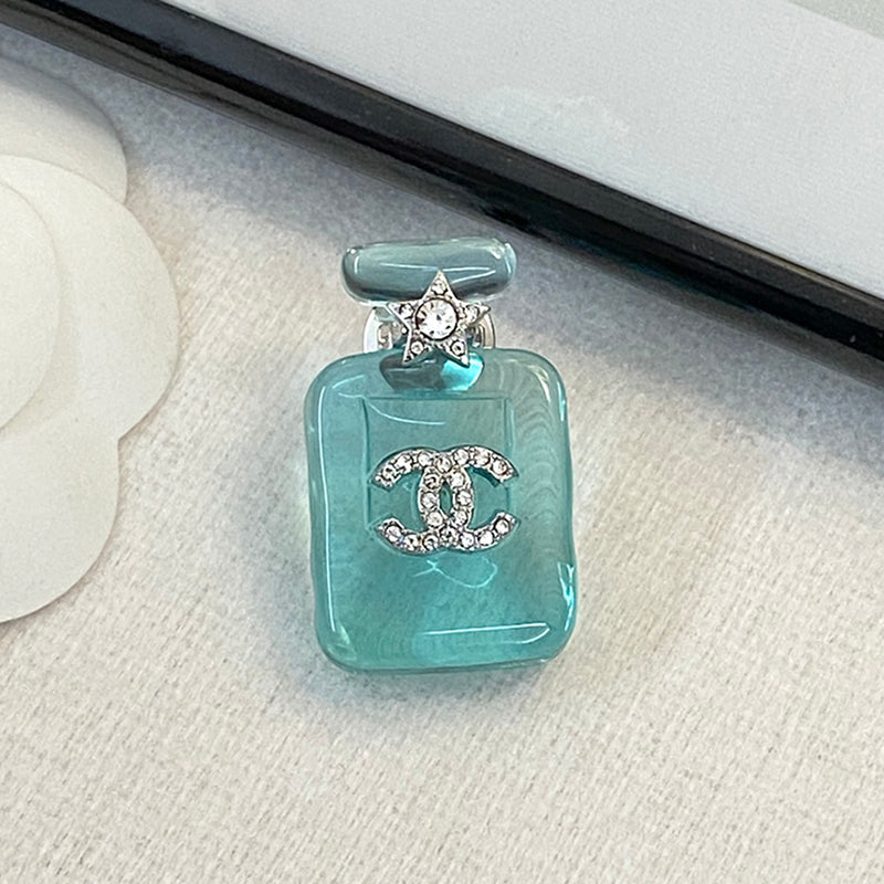 18K  Chanel Perfume Color Bottle Brooch