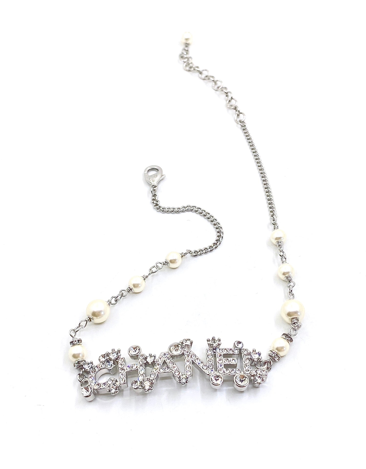 18K  Chanel Crystals Necklace