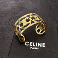 18K Celine Open Cuff Bracelet